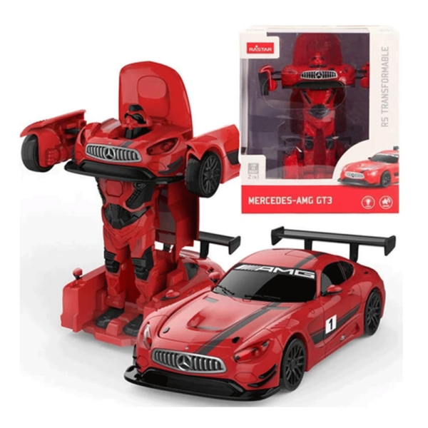 Carro Transformável Mercedes AMG GT3 1:32 Autobrinca Online