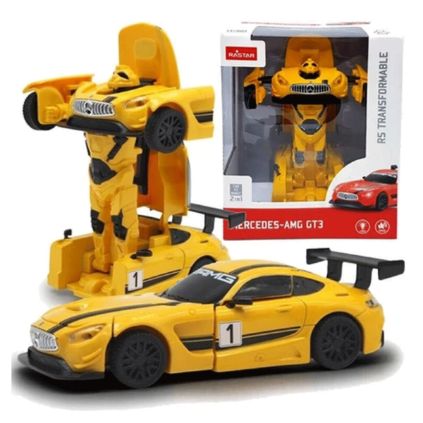 Carro Transformável Mercedes AMG GT3 1:32 Autobrinca Online