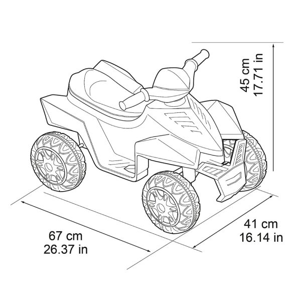 Quad Racy Bluey 6V Autobrinca Online