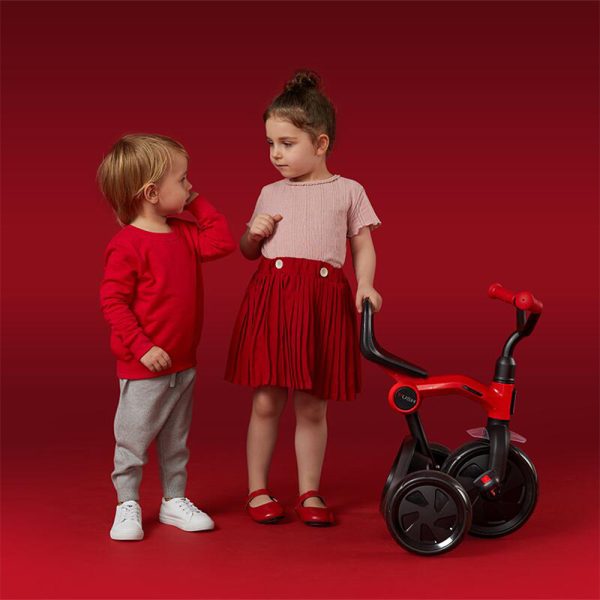 Triciclo QPlay Dobrável Ant Plus Red Autobrinca Online