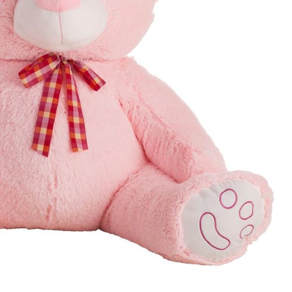 Urso Peluche Rosa 85cm Autobrinca Online