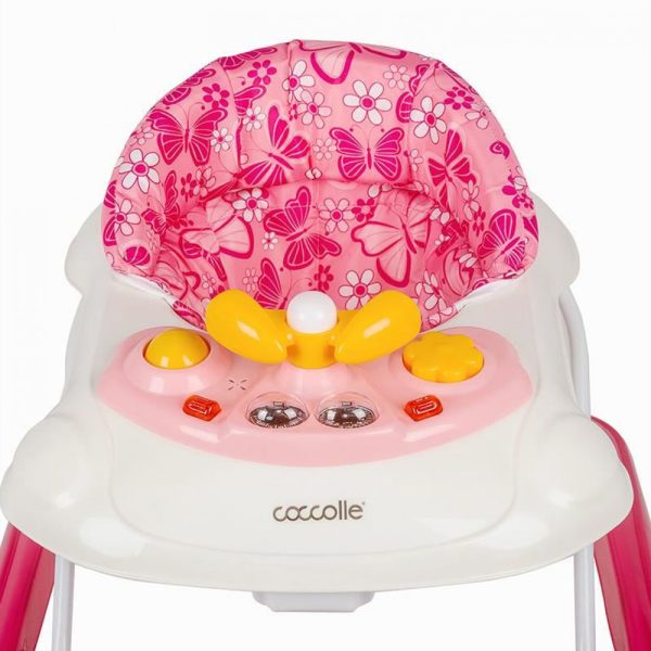 Andador Coccolle Velto Rosa Autobrinca Online