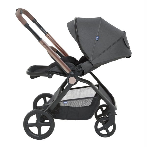 Trio Chicco Mysa Black Satin c/ Kiros Evo i-Size Autobrinca Online