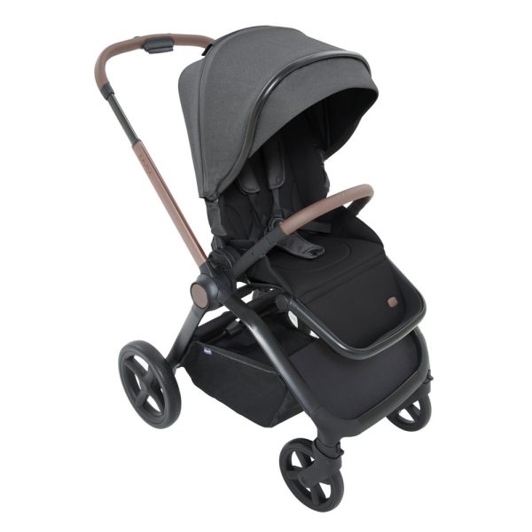 Trio Chicco Mysa Black Satin c/ Kiros Evo i-Size Autobrinca Online