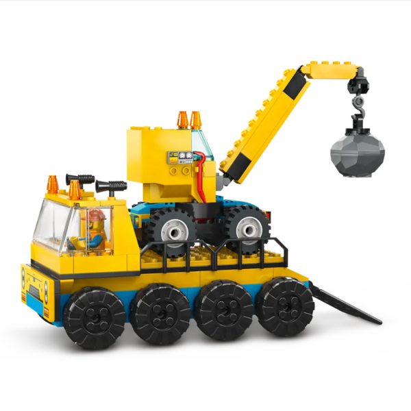 LEGO City Camiões de Construção e Grua 60391 Autobrinca Online