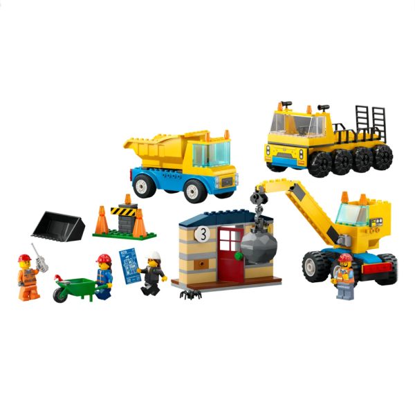 LEGO City Camiões de Construção e Grua 60391 Autobrinca Online