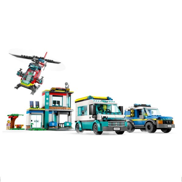 LEGO City – Central Veículos de Emergência 60371 Autobrinca Online