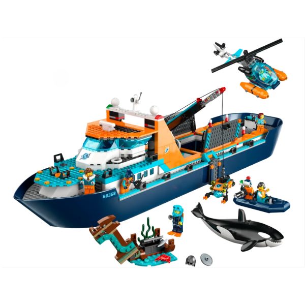 LEGO City – Navio Explorador do Ártico 60368 Autobrinca Online