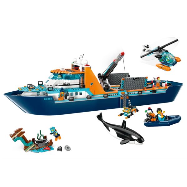 LEGO City – Navio Explorador do Ártico 60368 Autobrinca Online