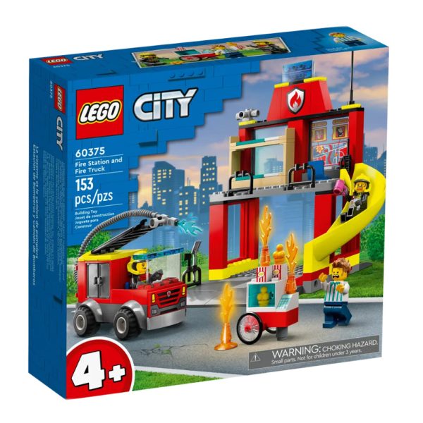 LEGO City Quartel e Camião dos Bombeiros 60375 Autobrinca Online