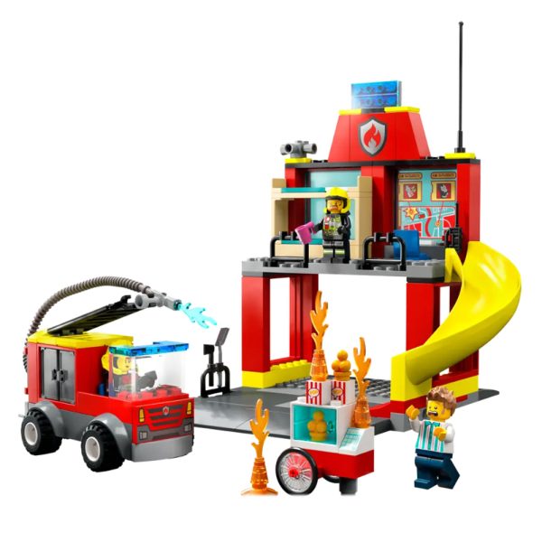 LEGO City Quartel e Camião dos Bombeiros 60375 Autobrinca Online