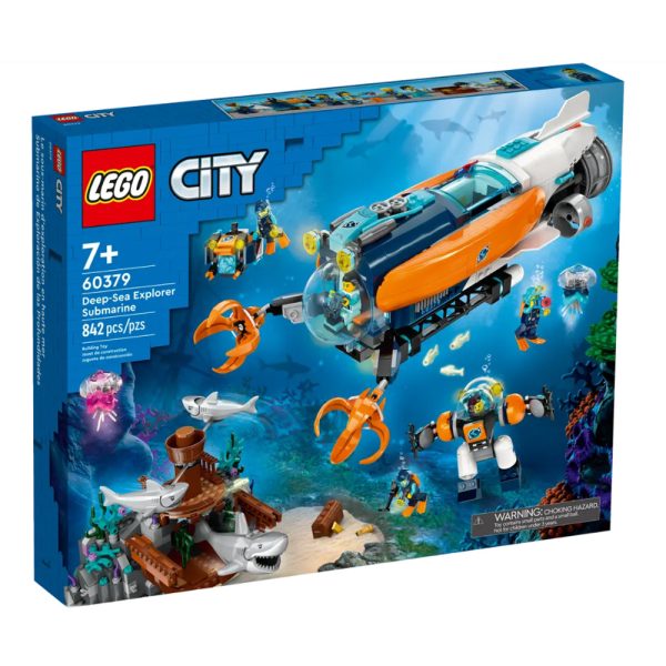 LEGO City – Submarino Explorador Fundo do Oceano 60379 Autobrinca Online