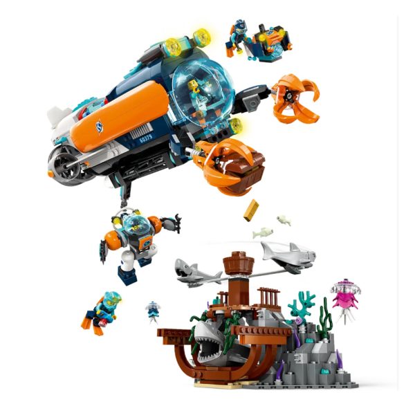 LEGO City – Submarino Explorador Fundo do Oceano 60379 Autobrinca Online