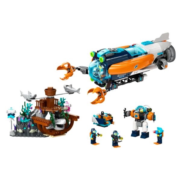 LEGO City – Submarino Explorador Fundo do Oceano 60379 Autobrinca Online