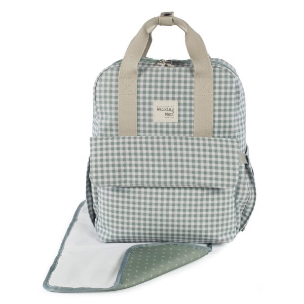 Mochila Walking Mum I Love Vichy Verde Autobrinca Online