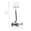 Trotinete Evolutiva QPlay Sema 5 em 1 Rosa Autobrinca Online