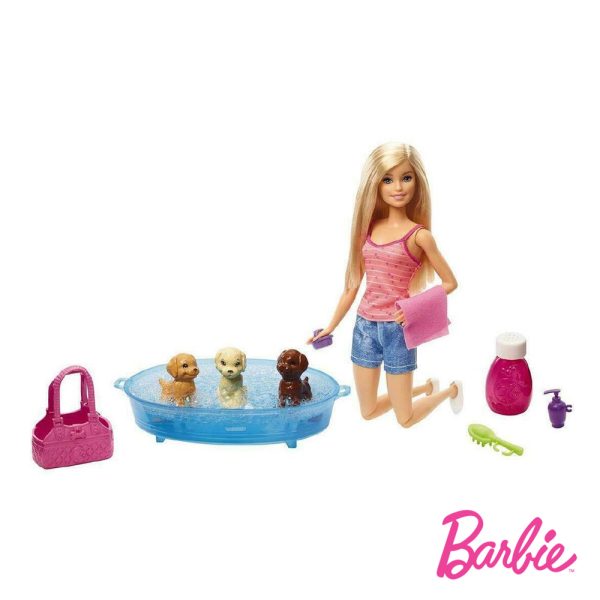 Barbie e o Banho dos Cachorrinhos Autobrinca Online