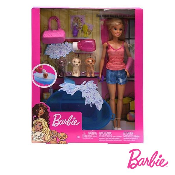 Barbie e o Banho dos Cachorrinhos Autobrinca Online