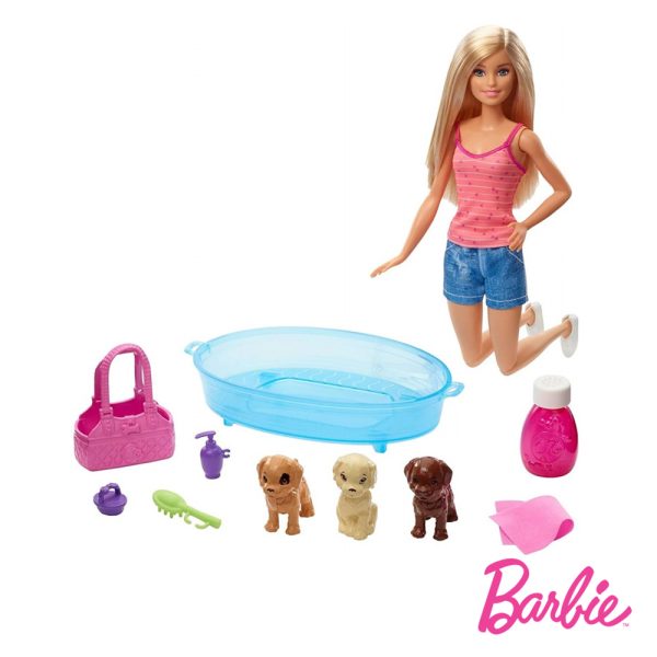 Barbie e o Banho dos Cachorrinhos Autobrinca Online