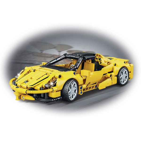 Giros Technic Racing Car Pullback Amarelo Autobrinca Online