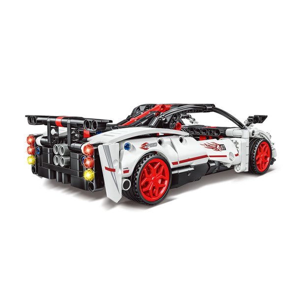 Giros Technic Racing Car Pullback Branco Autobrinca Online