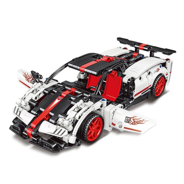 Giros Technic Racing Car Pullback Branco Autobrinca Online