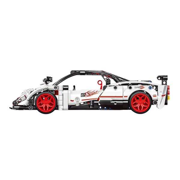 Giros Technic Racing Car Pullback Branco Autobrinca Online