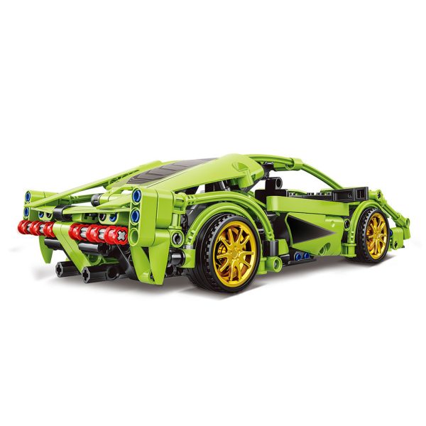 Giros Technic Racing Car Pullback Verde Autobrinca Online