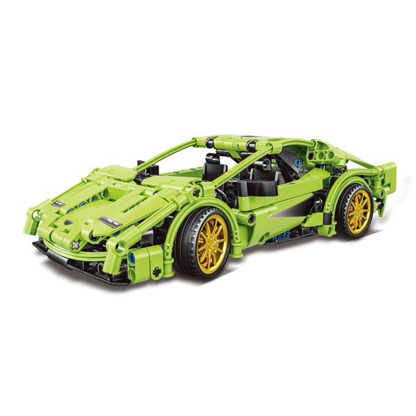 Giros Technic Racing Car Pullback Verde Autobrinca Online