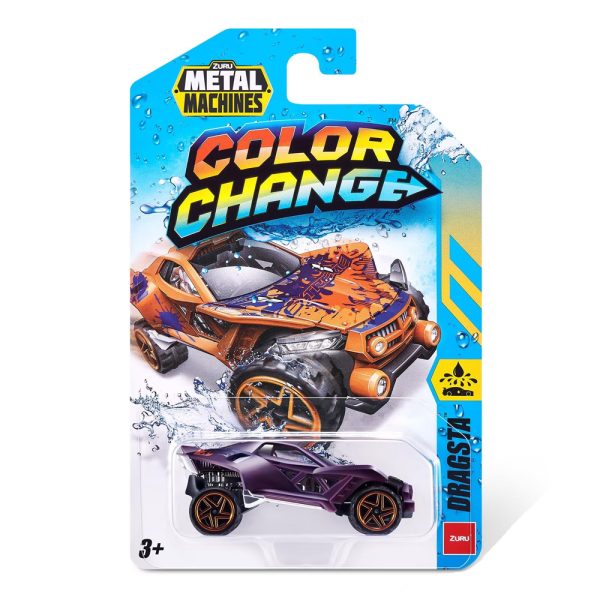 Metal Machines Blister de 1 Veículo Color Change Autobrinca Online