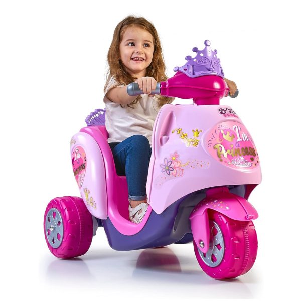 Mota Scooty Feber Little Princess 6V Autobrinca Online