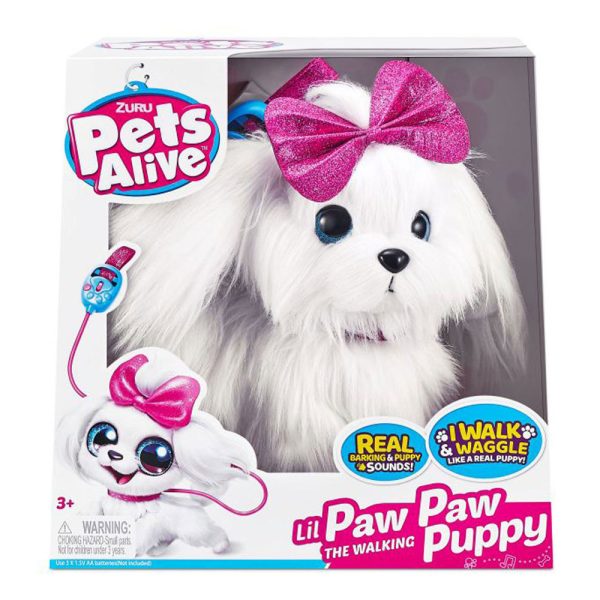 Pets Alive Peluche Interativo Paw Paw Walking Puppy Autobrinca Online