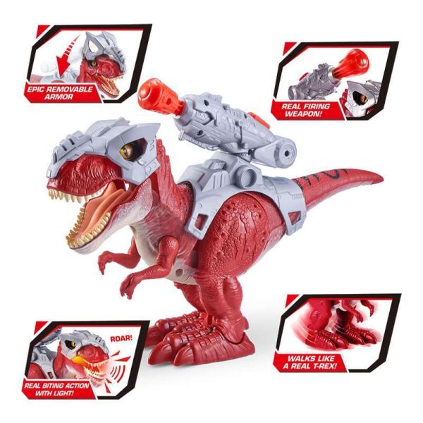 Robo Alive Dino Wars Dinossauro T-Rex Autobrinca Online