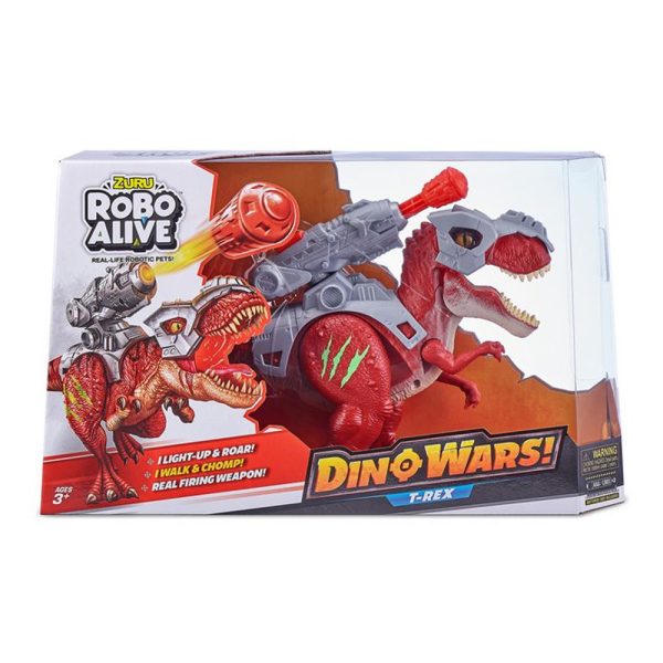 Robo Alive Dino Wars Dinossauro T-Rex Autobrinca Online