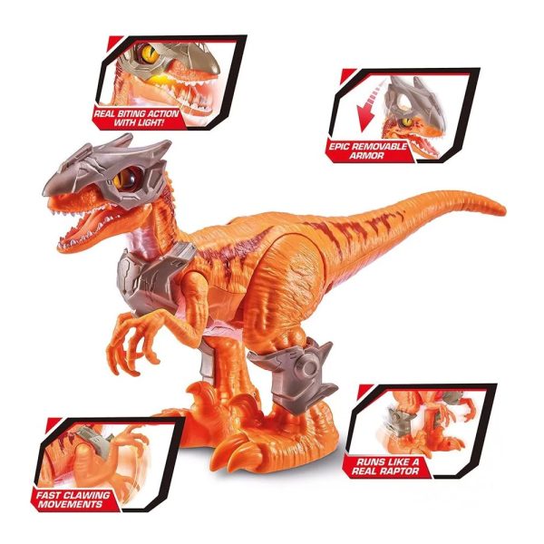 Robo Alive Dino Wars Dinossauro Raptor Autobrinca Online