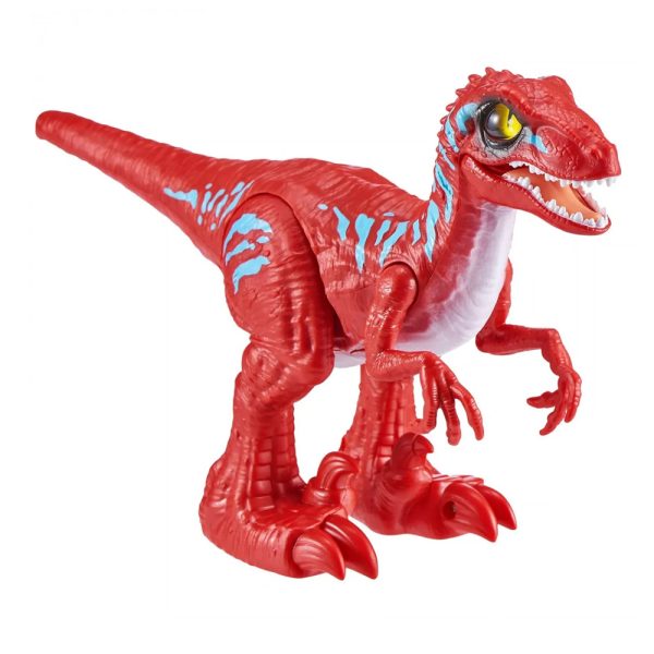 Robo Alive Rampaging Dinossauro Raptor Vermelho Autobrinca Online