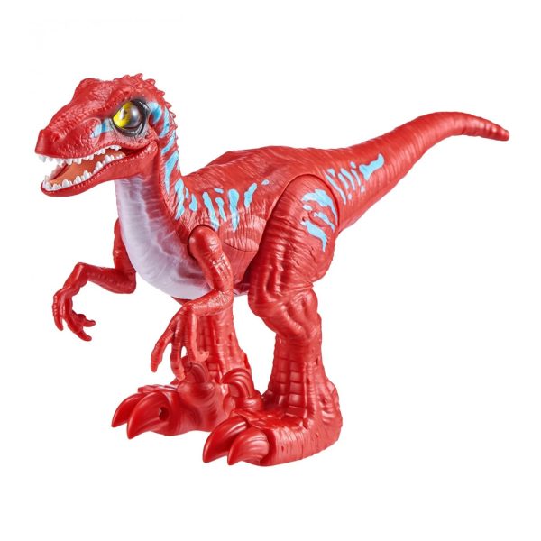 Robo Alive Rampaging Dinossauro Raptor Vermelho Autobrinca Online