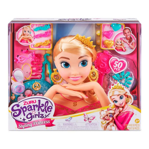 Sparkle Girlz – Busto Styling Princess 50 Peças Autobrinca Online