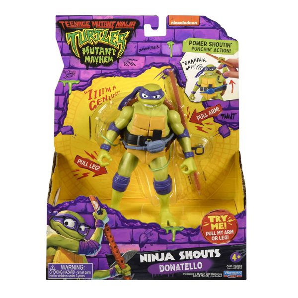 Tartarugas Ninja Figura Deluxe Donatello Autobrinca Online