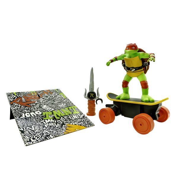 Tartarugas Ninja Mega RC Cowabunga Rafael c/ Skate Autobrinca Online