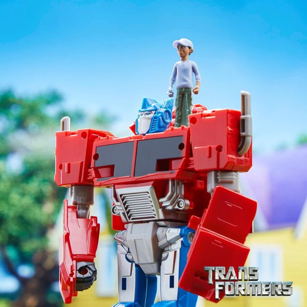 Transformers Earthspark Deluxe Optimus Prime e Robby Malto Autobrinca Online