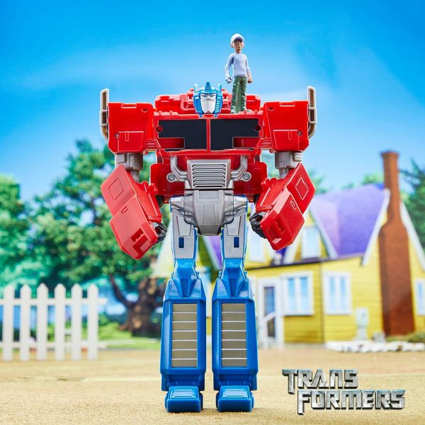Transformers Earthspark Deluxe Optimus Prime e Robby Malto Autobrinca Online