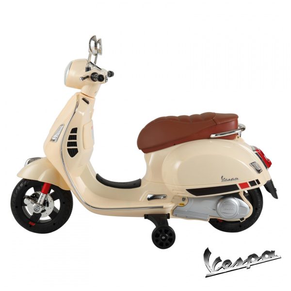 Moto Vespa Bege 12V Autobrinca Online