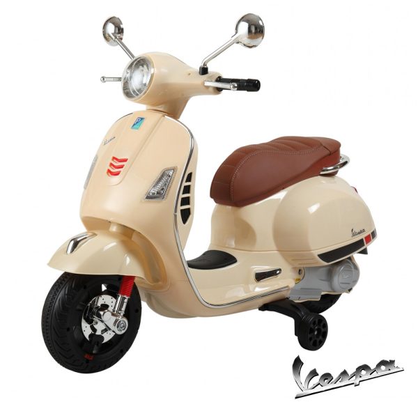 Moto Vespa Bege 12V Autobrinca Online