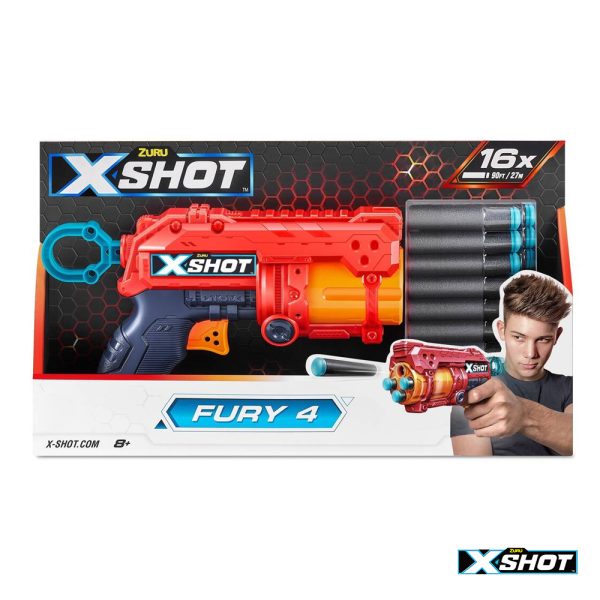 X-Shot Pistola Fury 4 Autobrinca Online