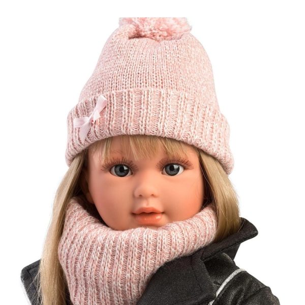 Boneca Carla c/ Gorro Rosa 40cm Autobrinca Online www.autobrinca.com 2