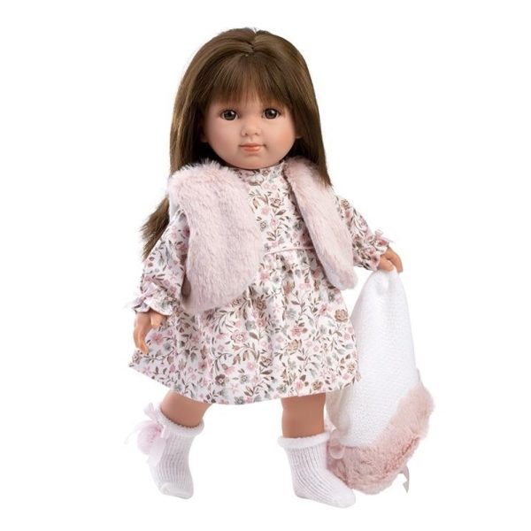 Boneca Sara Vestido Florido 35cm Autobrinca Online