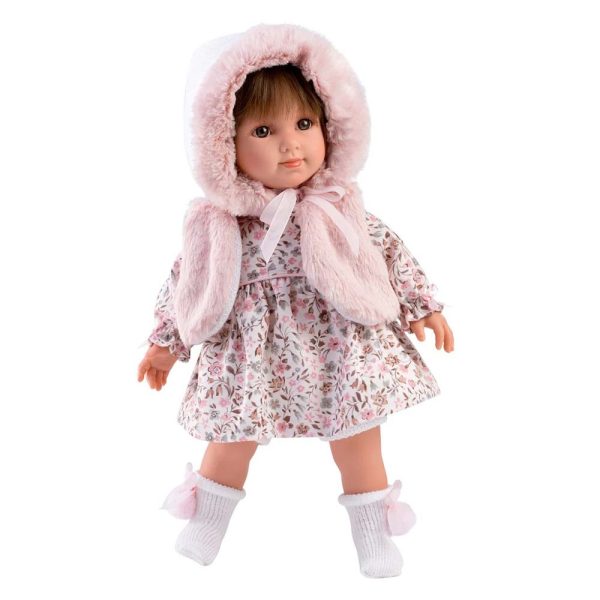 Boneca Sara Vestido Florido 35cm Autobrinca Online