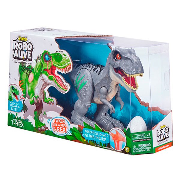 Robo Alive Attacking T-Rex Cinza Autobrinca Online