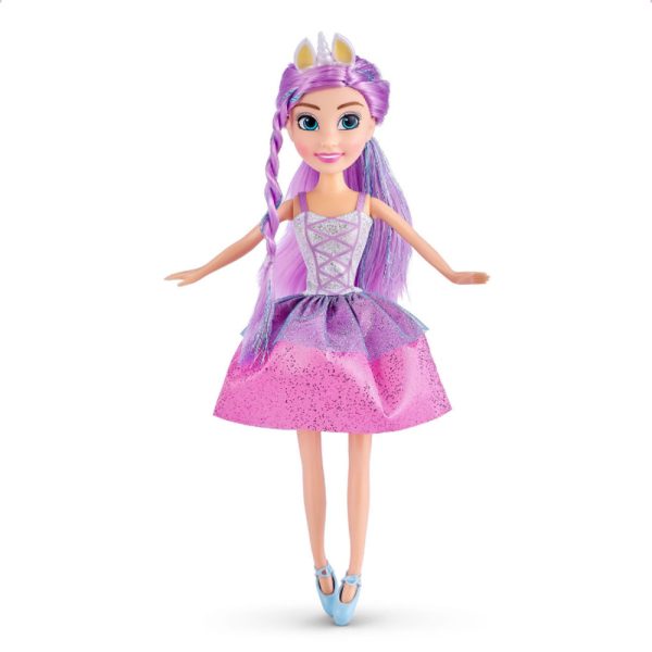 Sparkle Girlz – Boneca Unicorn Princess Lilás Autobrinca Online